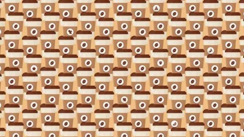 Can your eyes focus enough to find the pumpkin spice latte? (full image below) (Image: Slingo)