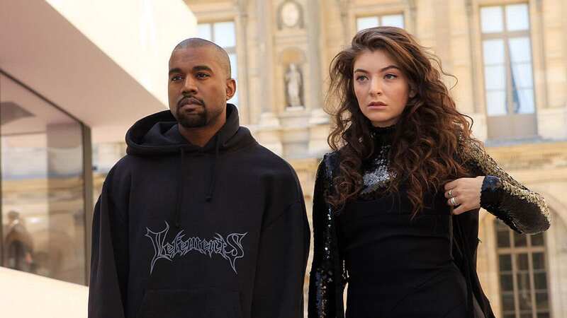 Lorde and Kanye West once arrived to a Christian Dior show together (Image: WireImage)