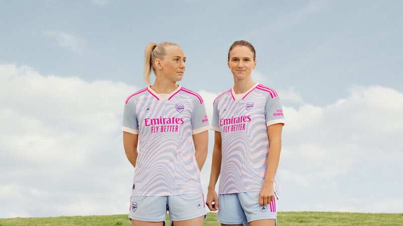 adidas and Arsenal unveil first away kit with Stella McCartney for Arsenal Women, in the second chapter of the collaboration (Image: PR Image)