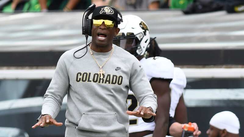 Colorado Buffaloes head coach Deion Sanders is preparing his team to face No.8 USC this Saturday (Image: Brian Murphy/Icon Sportswire via Getty Images)