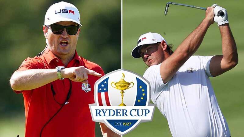 US Ryder Cup captain Zach Johnson left five-time major champions out of the opening foursomes matches on Friday