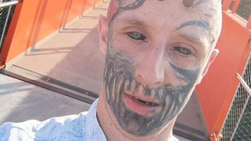 Juluisz now has tattooed eyeballs and a metal mohawk (Image: Jam Press/@inkedjuliusz2.3)