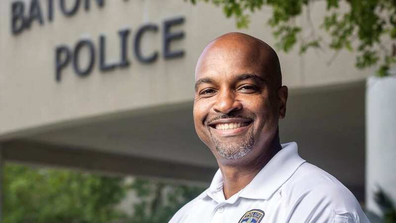 Troy Lawrence Sr. was placed on administrative leave while use of force claims allegedly involving his son are investigated (Image: Baton Rouge police)