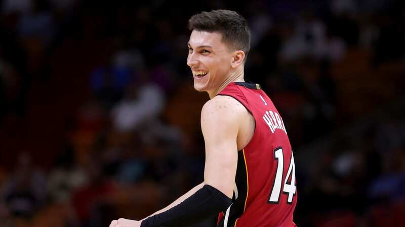 Tyler Herro joked that his involvement in trade rumours will resume next summer even now Damian Lillard has moved to a new team (Image: Getty Images)