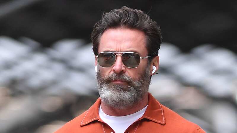 Hugh Jackman was seen out and about amid his separation (Image: Robert O