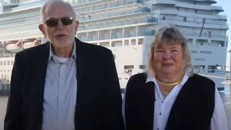 Marty and Jess Ansen decided to book 51 cruises in a row (Image: A Current Affair)