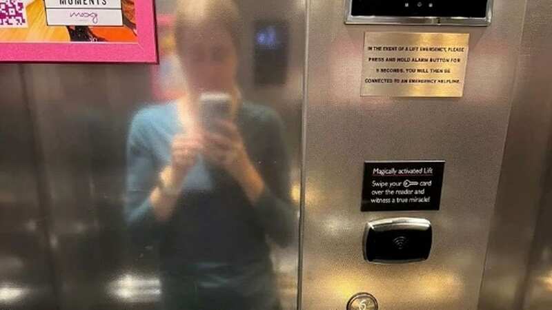 Chrissy Hart found herself trapped in the lift (Image: Edinburgh Live)