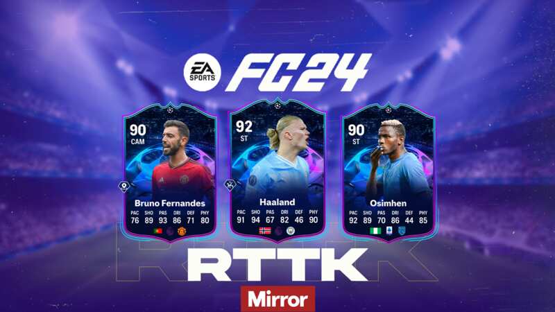 EA FC 24 RTTK squad revealed in Ultimate Team with Erling Haaland and Bukayo Saka (Image: EA Sports)