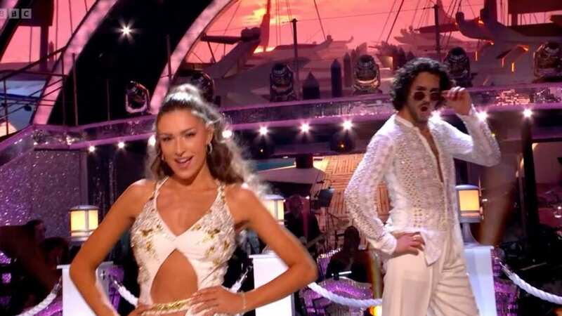 Zara is competing on Strictly (Image: BBC)