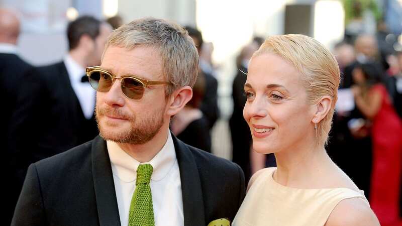 Martin Freeman and Amanda Abbington in 2014 (Image: Getty Images)