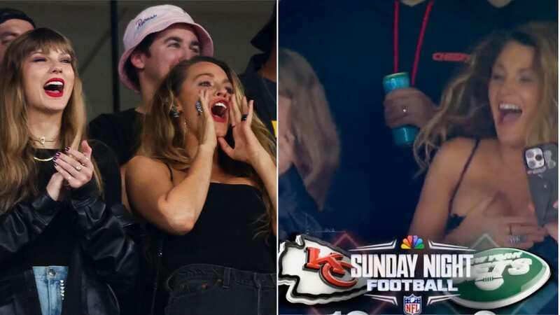 Blake Lively almost suffers from awkward wardrobe blunder at NFL match