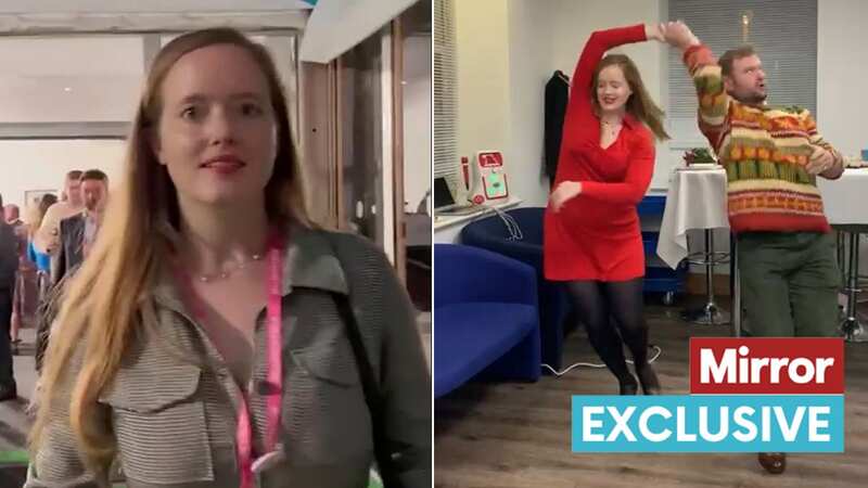 Woman who danced in Tory HQ in lockdown lost for words when confronted by Mirror