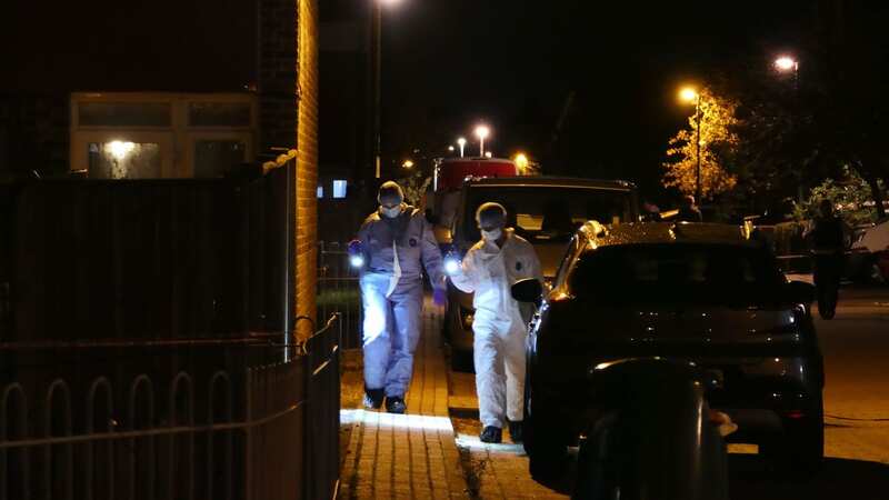 The victim, in his 40s, was discovered by emergency services with multiple stab wounds in Croydon (Image: UKNIP)