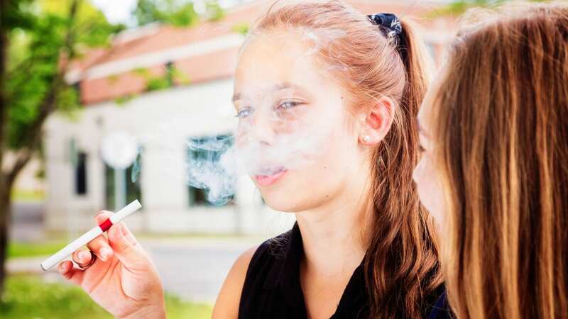If you’re concerned that your child is vaping, you may want to have an open conversation about their behaviour and your worries. (Image: Getty Images)