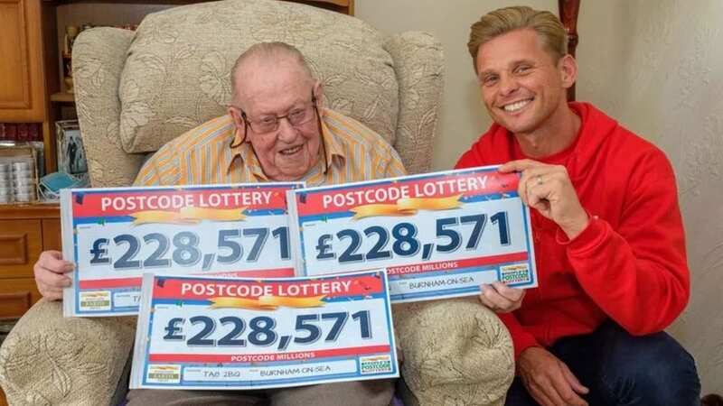 Bernard is the oldest winner of the big prize (Image: Postcode Lottery)