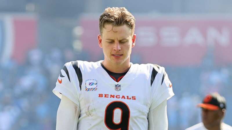 Joe Burrow has struggled with a calf injury with the Cincinnati Bengals this season (Image: Andy Lyons/Getty Images)
