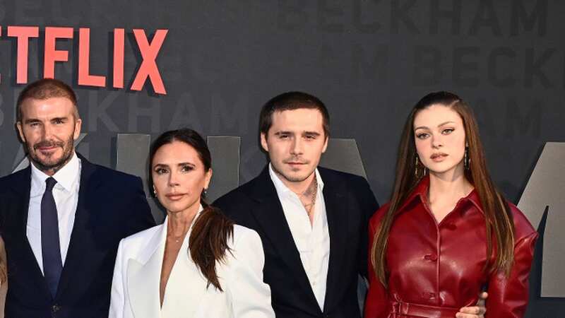 Beckham clan unite at premiere as David and Victoria admit marriage troubles