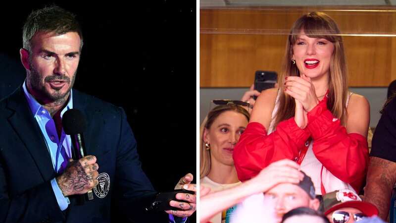 David Beckham weighed in on Travis Kelce and Taylor Swift (Image: Getty)