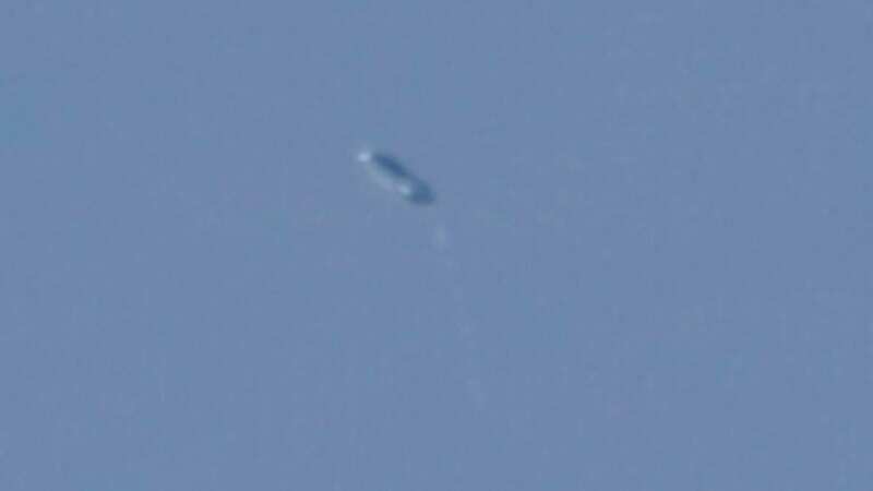 Unsettling UFO video shows pill-shaped 