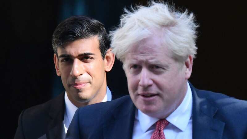 Rishi Sunak was Chancellor of the Exchequer to Boris Johnson at the time (Image: AFP via Getty Images)