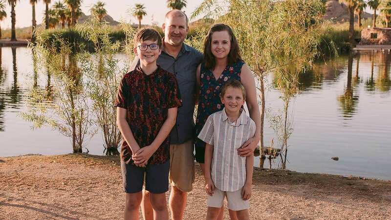 Larsen and his family had visited Scottsdale, Arizona, for a sendoff ahead of the lawmaker