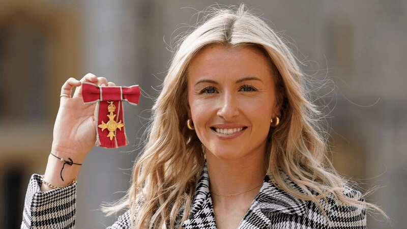 Leah Williamson was made an OBE at Windsor Castle on Wednesday afternoon
