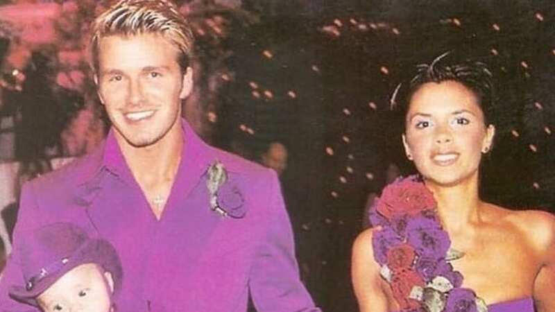 Who can forget the purple matching outfit? (Image: davidbeckham/Instagram)