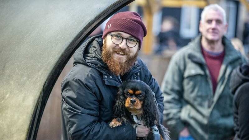 Welsh Senedd Member Jack Sargeant and his dog Coco (Image: NCM Media)