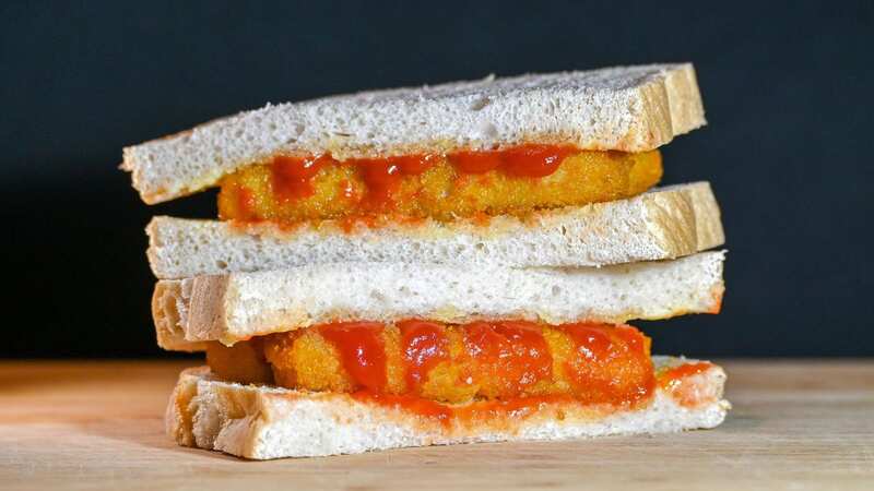Fish finger sandwiches should be made on white bread, with "real" butter and ketchup, Brits say (Image: SWNS)