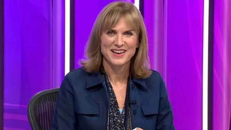 Fiona Bruce appears on Question Time with black eye and arm in sling after horror injury (Image: BBC)