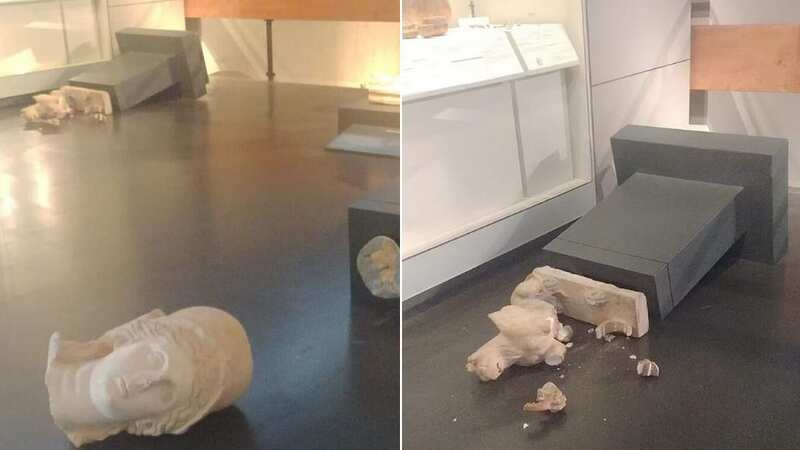 A US tourist went on a wrecking rampage, destroying ancient Roman statues in Israel he deemed 