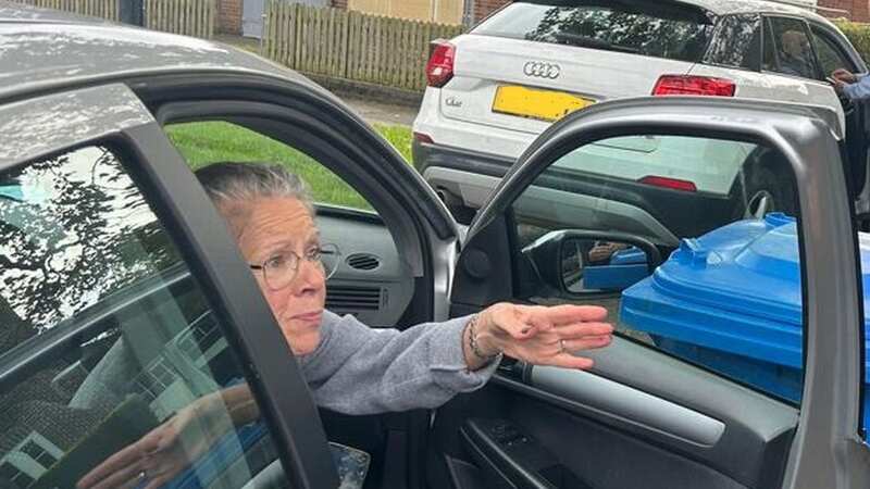 Gail Roberts was stuck outside her home for more than an hour because of a student parking outside (Image: Derby Telegraph/BPM Media)