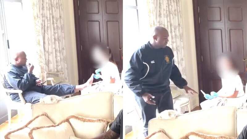 Kanye West cries out in pain and demands nail artist stops during pedicure
