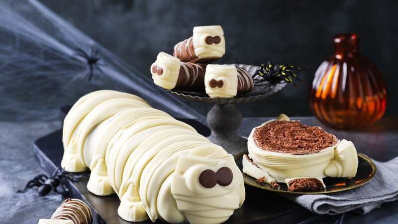 M&S have given Colin the Caterpillar a Halloween makeover (Image: M&S)