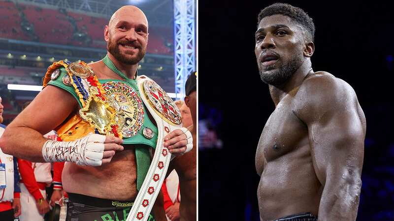 Anthony Joshua accuses Tyson Fury of "ducking him" after agreeing fight