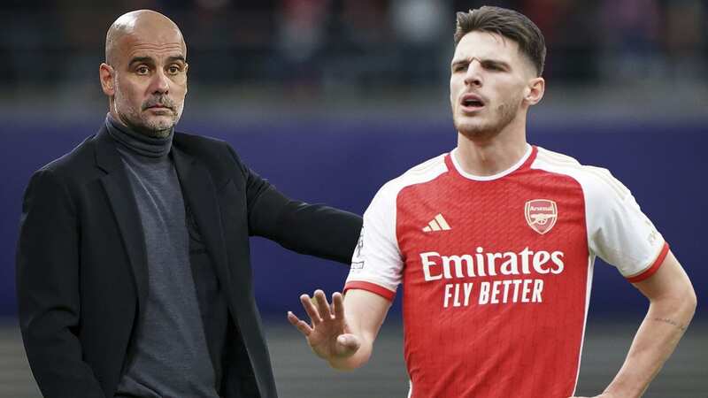 Pep Guardiola snaps at Declan Rice question after missing out on Arsenal star