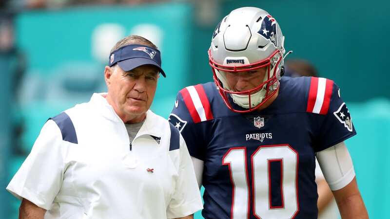 Patriots head coach Bill Belichick has faith in Mac Jones to get the team back on track after a chastening defeat in Dallas. (Image: Megan Briggs/Getty Images)