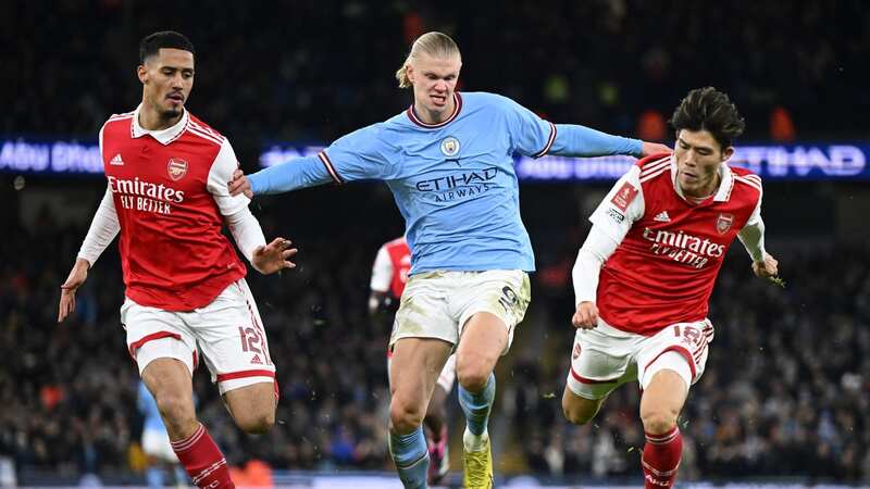 Man City face Arsenal in the Premier League on Sunday (Image: (Photo by OLI SCARFF/AFP via Getty Images))