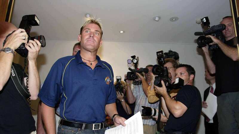 Shane Warne missed the 2003 Cricket World Cup after failing a drugs test (Image: Getty Images)