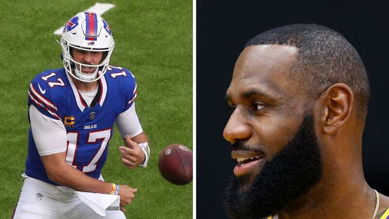 Josh Allen changed a play by using LeBron James