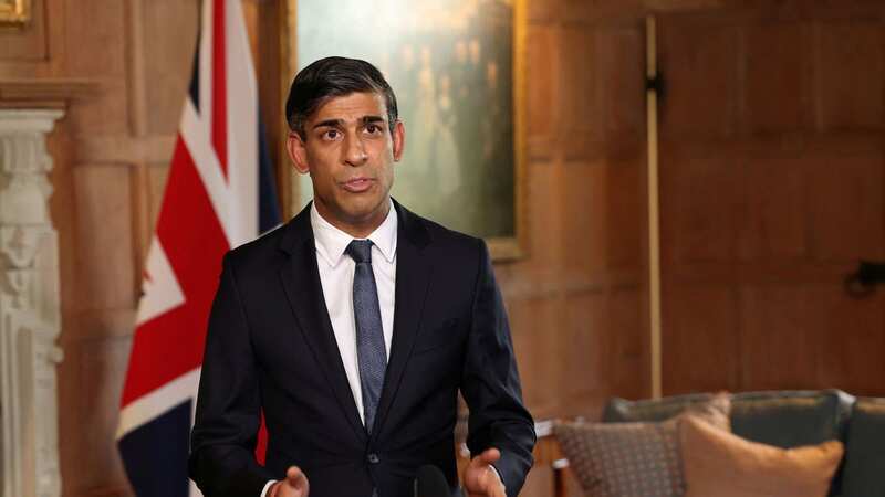 Prime Minister Rishi Sunak issued a statement about the situation in Israel from his country retreat, Chequers (Image: Getty Images)