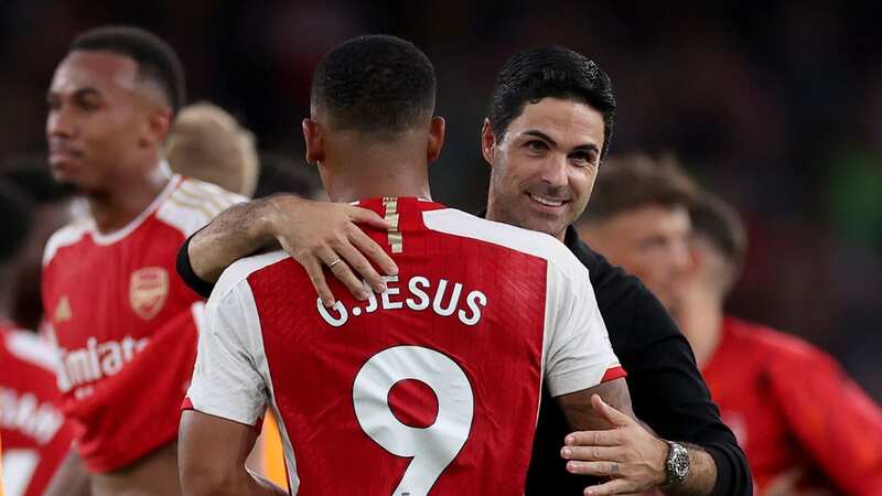 Mikel Arteta has finally masterminded an Arsenal victory over Man City (Image: Getty Images)