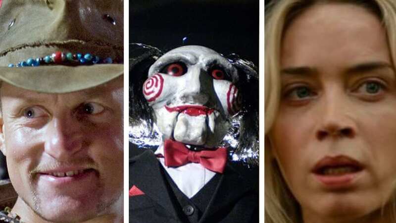 Netflix sure has some fright nights in store for you this Halloween, including, from left, Zombieland, Saw and A Quiet Place Part II. (Image: Netflix/Paramount Pictures/Columbia Pictures/Lions Gate Films)