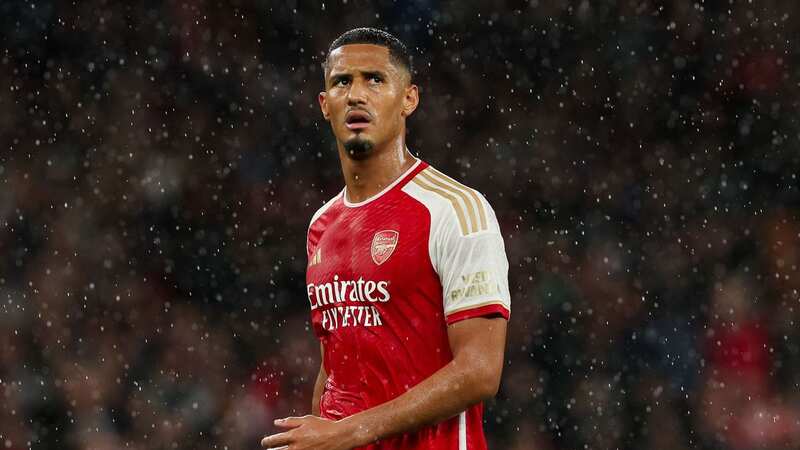 Arsenal given injury boost as William Saliba replaced by Man Utd transfer target