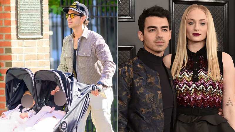 Joe Jonas spotted going for a stroll in the park with his daughters amid his messy custody battle