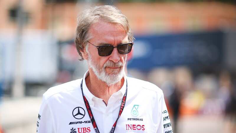 The Mercedes F1 team