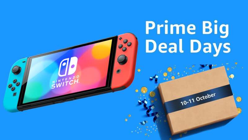 Prime Big Deal Days is seeing prices drop on Nintendo Switch games and accessories (Image: Nintendo/ Amazon)