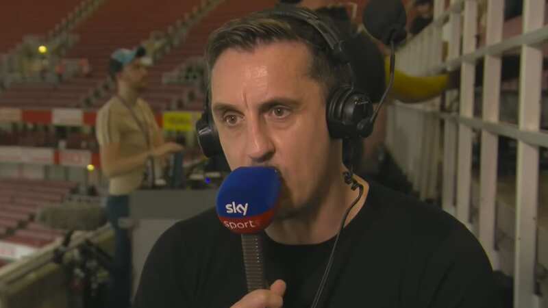 Gary Neville described Harry Maguire and Bruno Fernandes as "irreplaceable" three years ago (Image: Sky Sports)