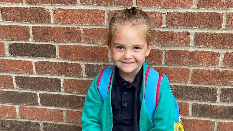 Little Sophia was diagnosed with cancer when she was aged two (Image: Cancer Research UK / SWNS)