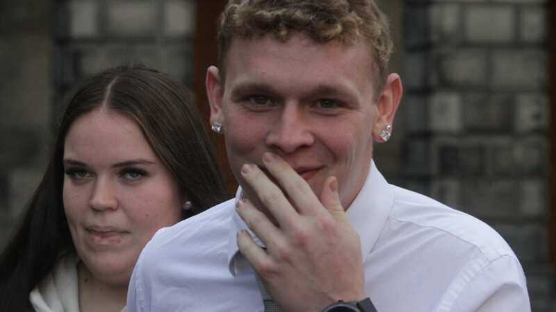 Sean Hogg, 22, smirked as he left court after being told he would not be subject to a retrial (Image: Matthew Donnelly)